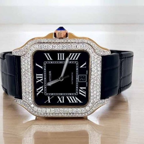Royal Vvs Moissanite Diamond Wrist Watch
