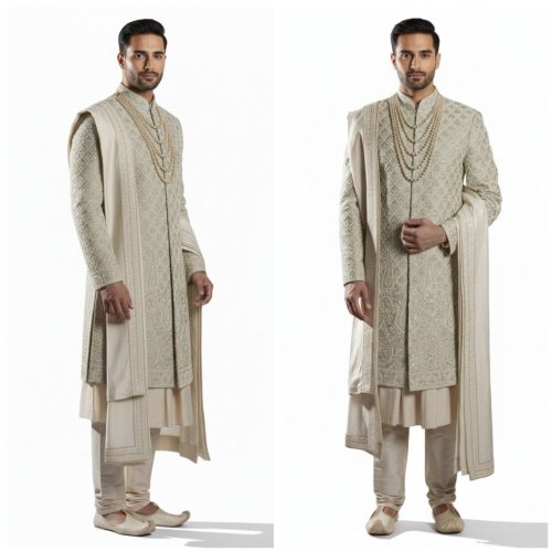 Mens Traditional Wedding Sherwani