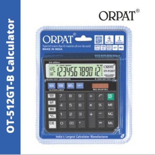 Orpat OT-512GT-B Desktop Calculator