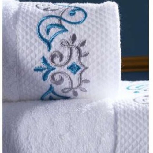 Embroidered Bath Towel