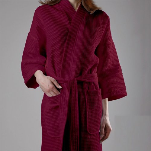 Ladies Maroon Bathrobe