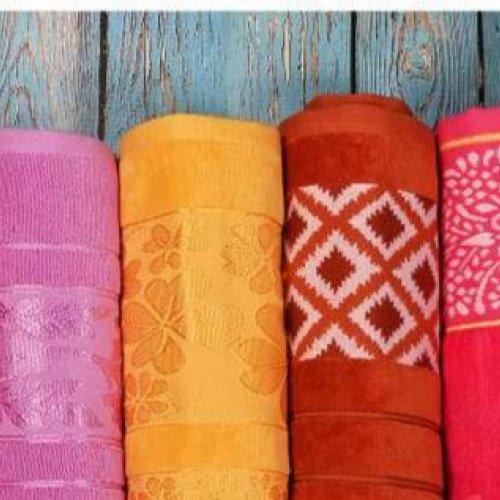 Rayon Border Bath Towel