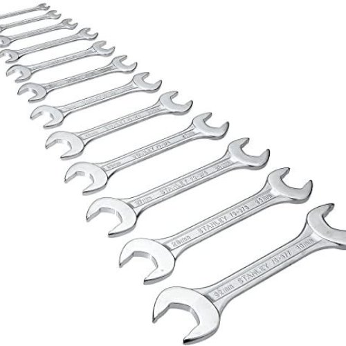 Double End Open Spanner Set