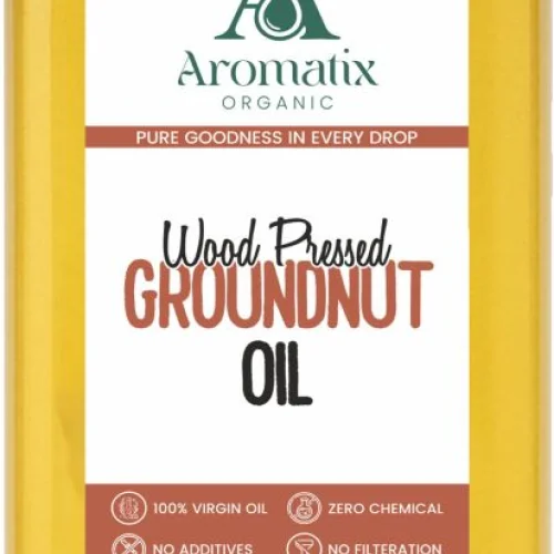 Wood Pressed Groundnut Oil