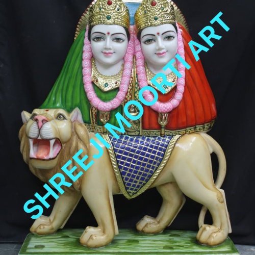 Handmade Durga Mata Marble Statue