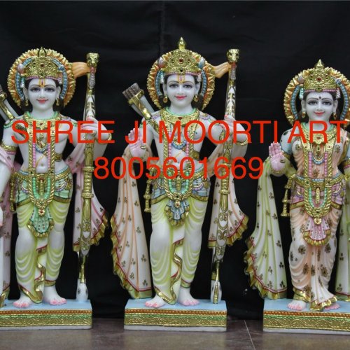 Handmade RAM Darbar Marble Statue