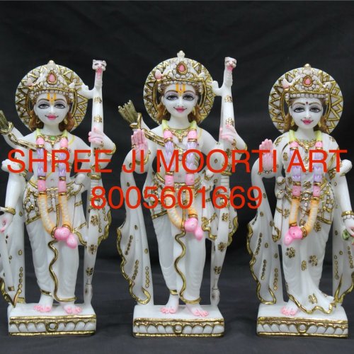 High Gloss RAM Darbar Marble Statue