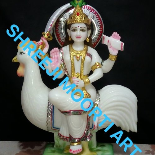 Marble Bahuchara Mata Statue
