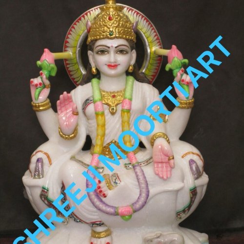 Marble Mata Laxmi Statue