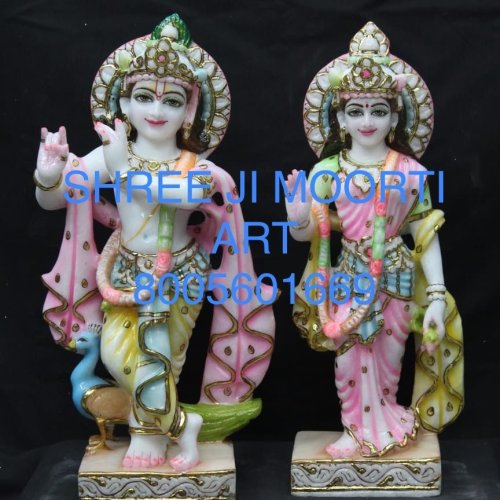 Marble Radha Krishna Ji Statue