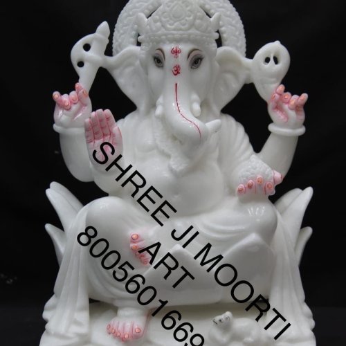 Mini Marble Ganesh Statue