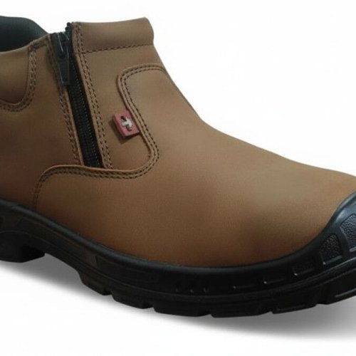 Nubuck Leather Zipper Safety Shoes-779SD