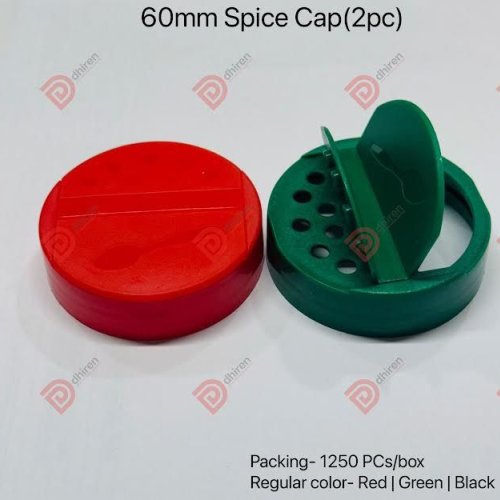 60mm Plastic Round Spice Bottle Cap
