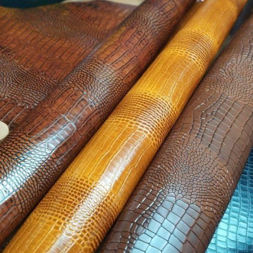 Crocodile Print Leather