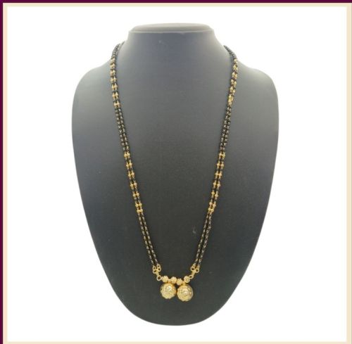 Golden Twin Floral Dailywear Mangalsutra