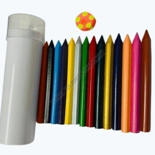12 Color Crayon Set with Eraser &AMP; Case
