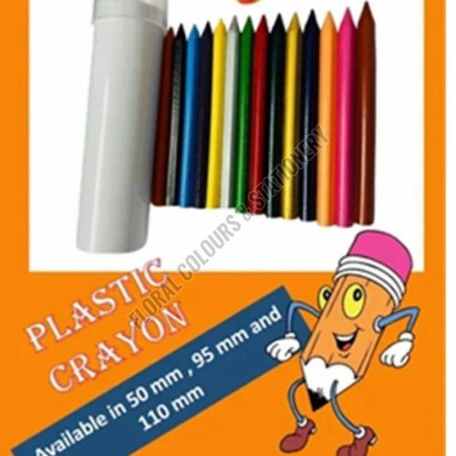 12 Colors Plastic Crayon Set