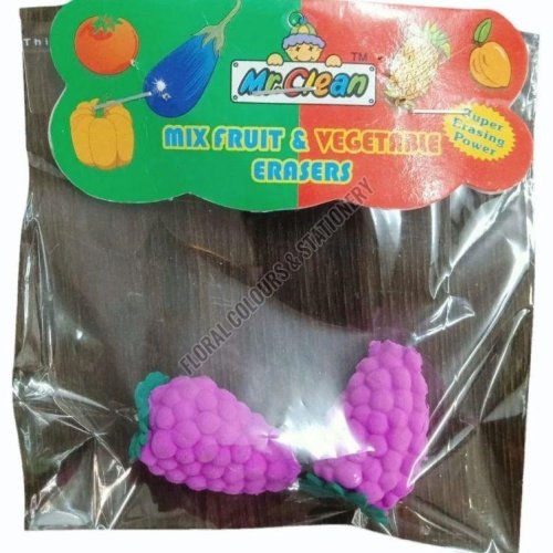 3D Fruit Shape Rubber Eraser Set