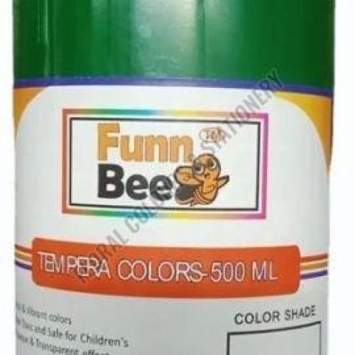 Funn Bee 500ml Green Tempera Colors Bottle