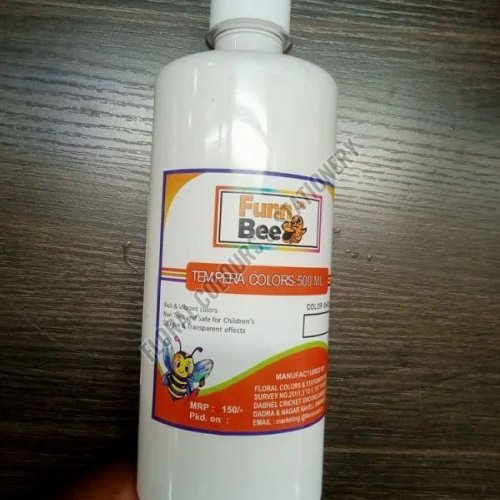 Funn Bee 500ml Orange Tempera Colors Bottle