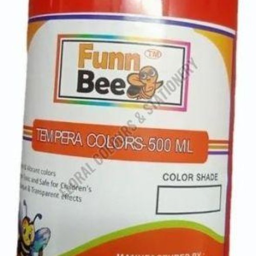 Funn Bee 500ml Red Tempera Colors Bottle