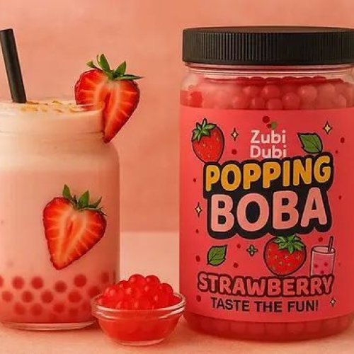Strawberry Boba Pearls