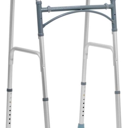 Aluminium Silver Adjustable Walker