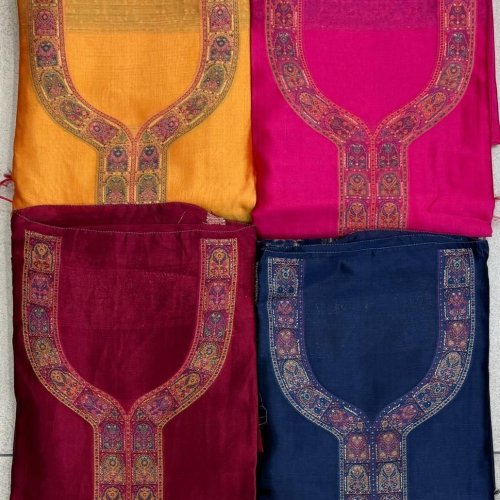 3 Piece Thread Weaving Blended Silk Suit