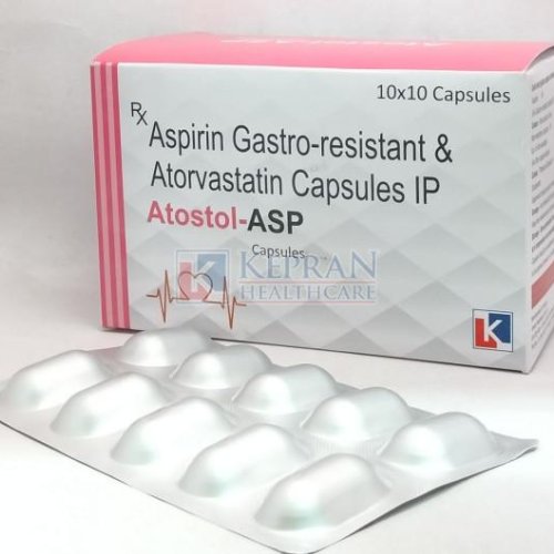 Atostol ASP Aspirin Gastro Resistant Atorvastatin Capsules