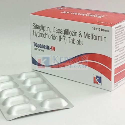 Dapabetic Sm Sitagliptin Dapagliflozin Hydrochloride Tablets