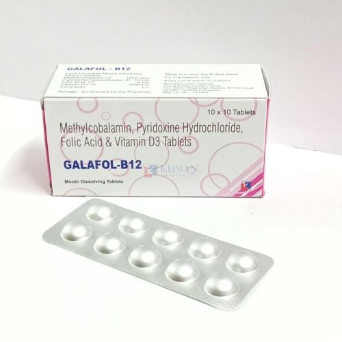 Galafol B12 Folic Acid Vitamin D3 Tablets