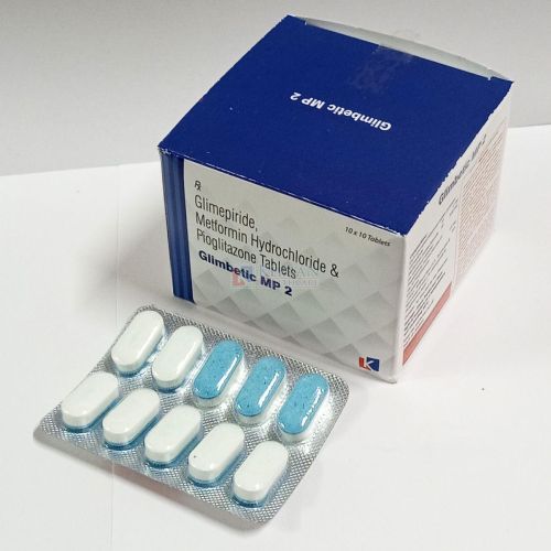 Glimbetic MP2 Glimepiride Metformin Hydrochloride Tablets