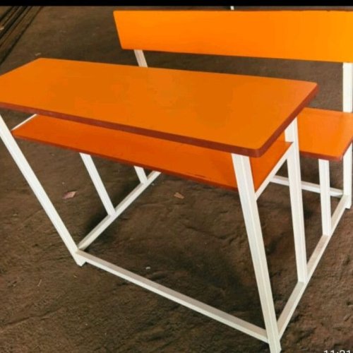 Dual Seater Metal Frame School Desk