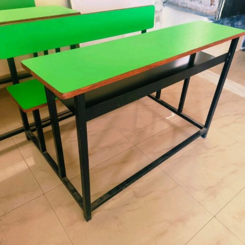Green Three Seater Classroom Desk