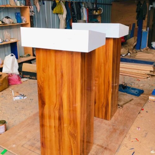 Wooden Podium Lecture Stand