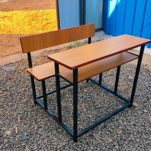 Wooden Three Seater Classroom Desk