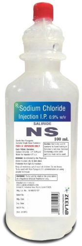 100ml Ns Sodium Chloride IV Fluid