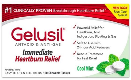 Gelusil Antacid Antigas Chewable Tablets