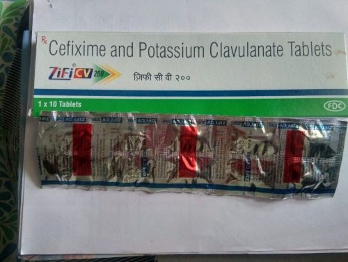 Zifi CV 200mg Cefixime Potassium Clavulanate Tablets