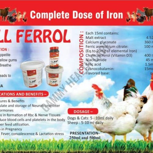 All Ferrol Animal Feed Supplement