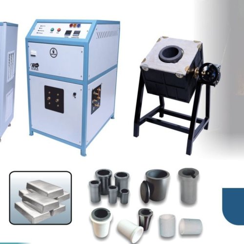 15 Kg SPS Induction Gold Refining Furnace