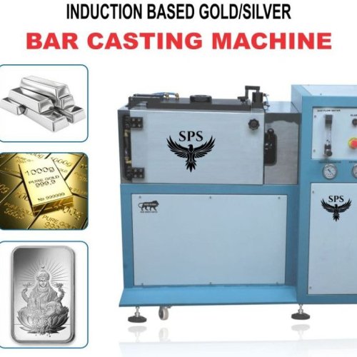 SPS Induction Gold &AMP; Silver Bar Casting Machine