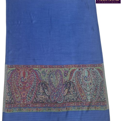 Blue Border Kani Stoles