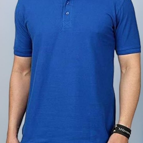 Mens Royal Blue Polo T-Shirt