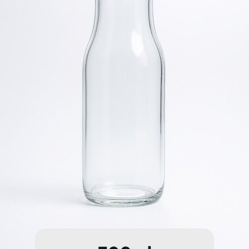 300ml Ultra Clear Glass Milk Bottle
