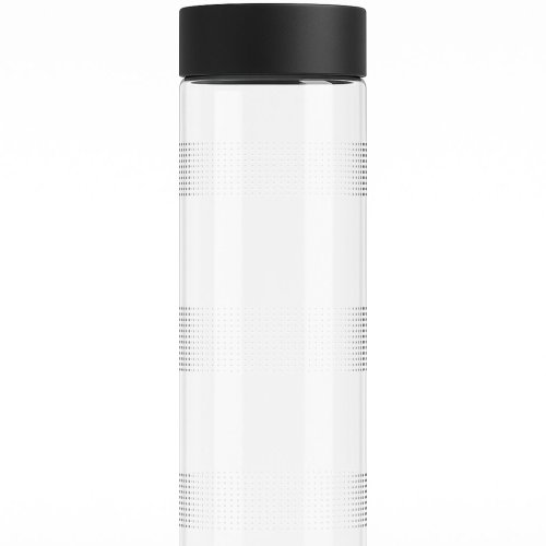 750ml Ultra Clear Glass Water Bottle with Plastic Cap