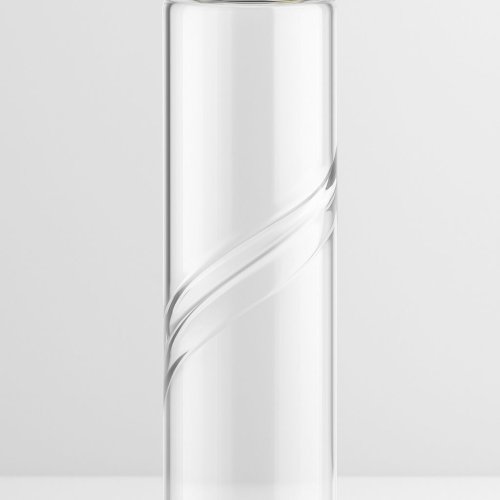 Twirl 750ml Ultra Clear Glass Water Bottle
