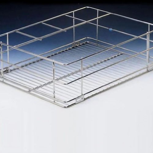 Stainless Steel Right Angle Cutlery Kitchen Basket