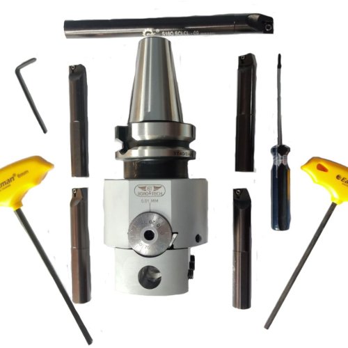 Micro Boring Head 16-150 Mm with BT40 Shank and Set OF Indexable Tools
