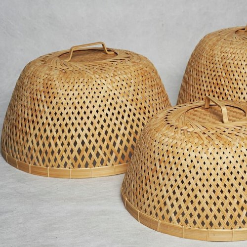 Bamboo Dome Grip Food Cover Set